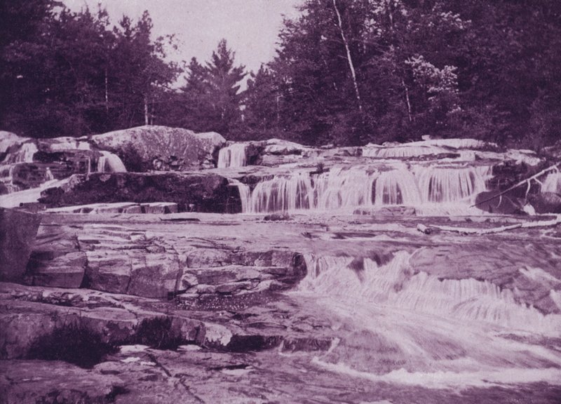 Upper Jackson Falls, Wild-Cat River, New Hampshire (m/w kuva) tekijältä American Photographer (after)