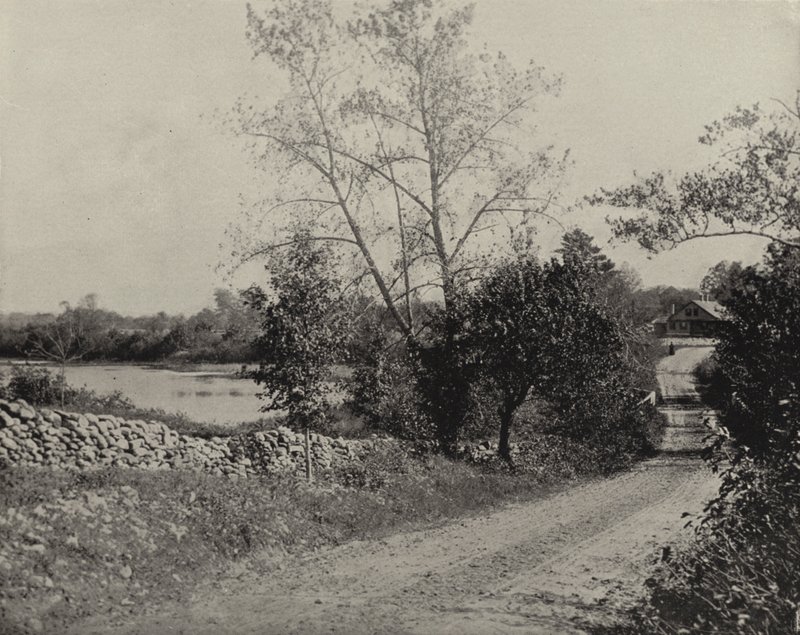Windham Frog Pond, Windham, Connecticut (m/w kuva) tekijältä American Photographer (after)