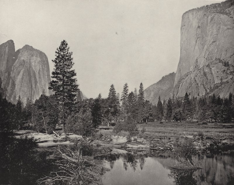 Yosemite Valley, Kalifornia (m/w kuva) tekijältä American Photographer (after)