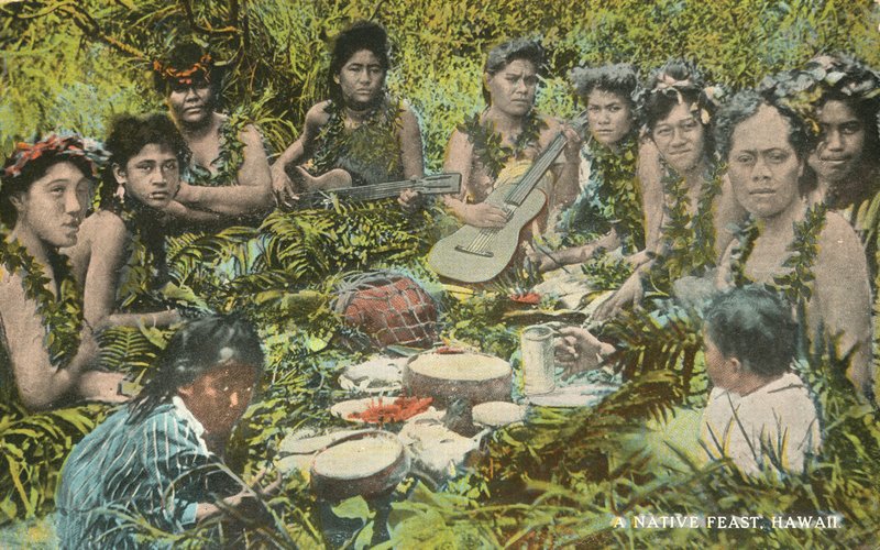 Kotimainen juhla, Havaiji (värillinen kuva) tekijältä American Photographer