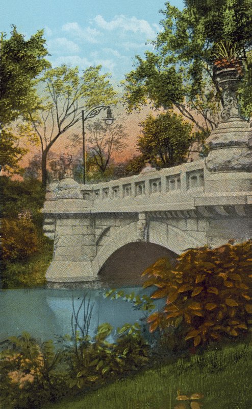 Cement Bridge, Garfield Park (värillinen kuva) tekijältä American Photographer