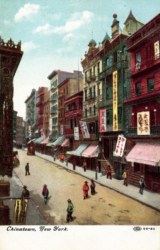 China Town, New York, Yhdysvallat (s/w-kuva) tekijältä American Photographer