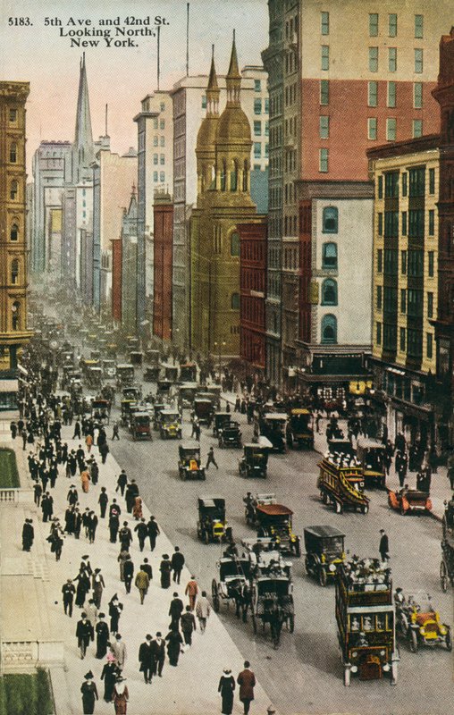 Fifth Avenue ja 42nd Street, New York (värillinen kuva) tekijältä American Photographer