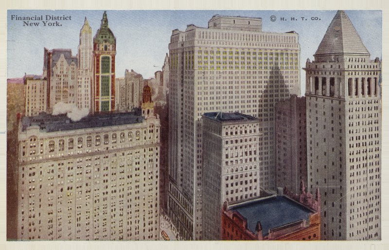 Financial District, New York City, Yhdysvallat (värillinen kuva) tekijältä American Photographer