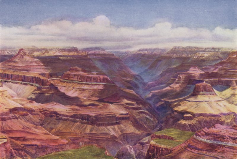 Grand Canyon, Arizona, Yhdysvallat (värillinen kuva) tekijältä American Photographer