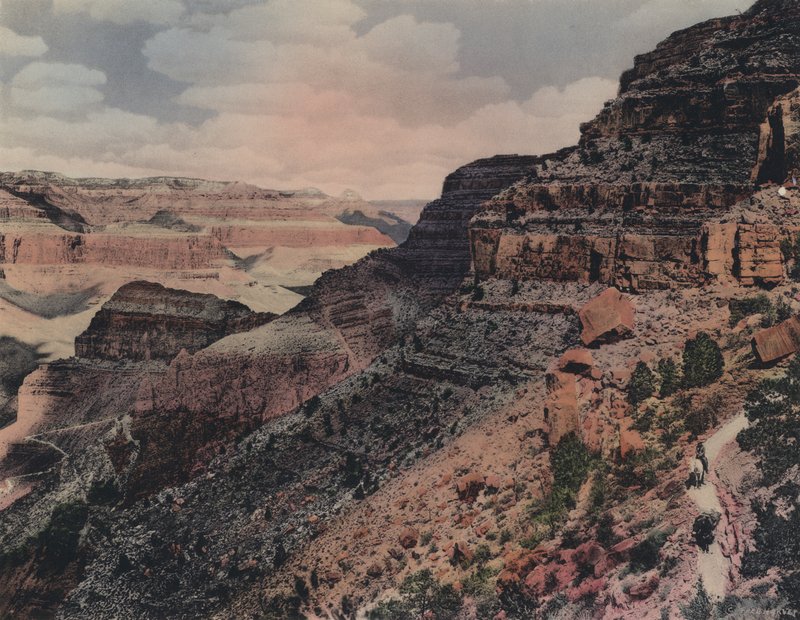 Arizonan Grand Canyon: Hermit Trail (värillinen kuva) tekijältä American Photographer