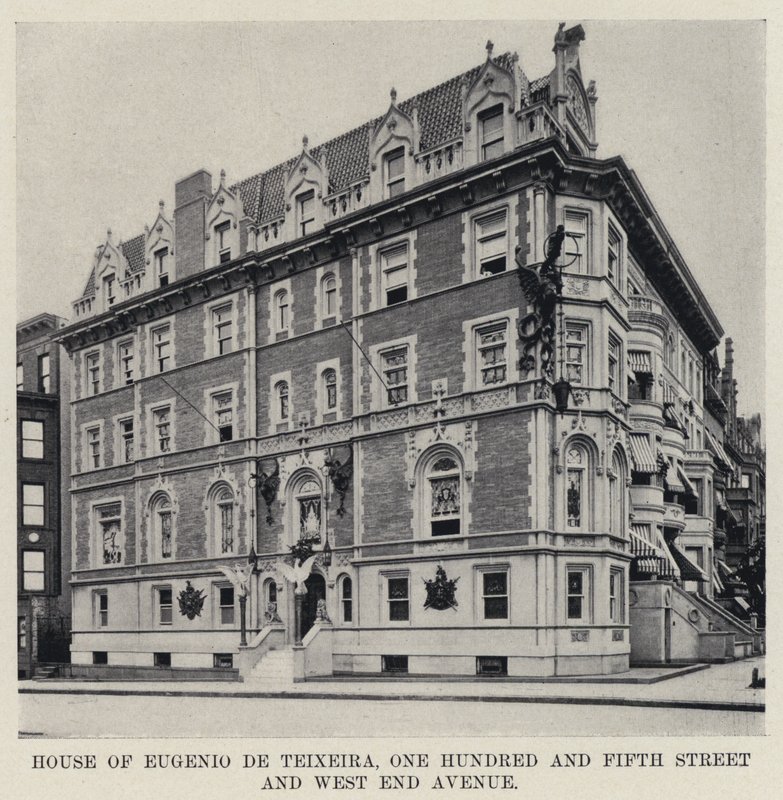 Eugenio de Teixeiran talo, One Hundred and Fifth Street ja West End Avenue (m/v kuva) tekijältä American Photographer