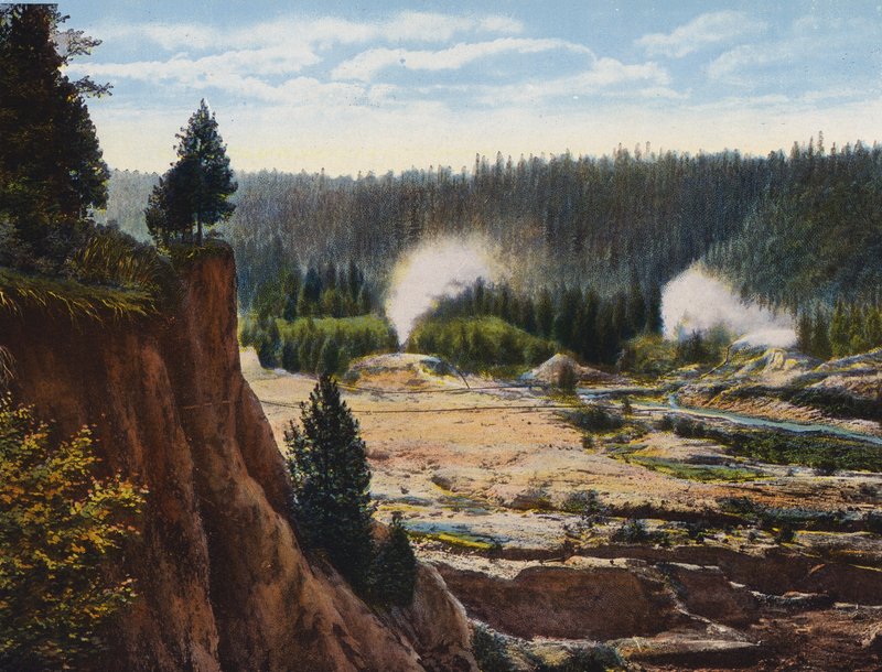 Hydraulinen kaivostoiminta, Dutch Flat, Kalifornia (värikuva) tekijältä American Photographer