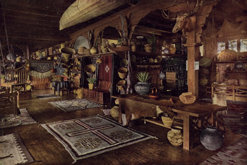 Interior Indian Building, Albuquerque, New Mexico (värillinen kuva) tekijältä American Photographer