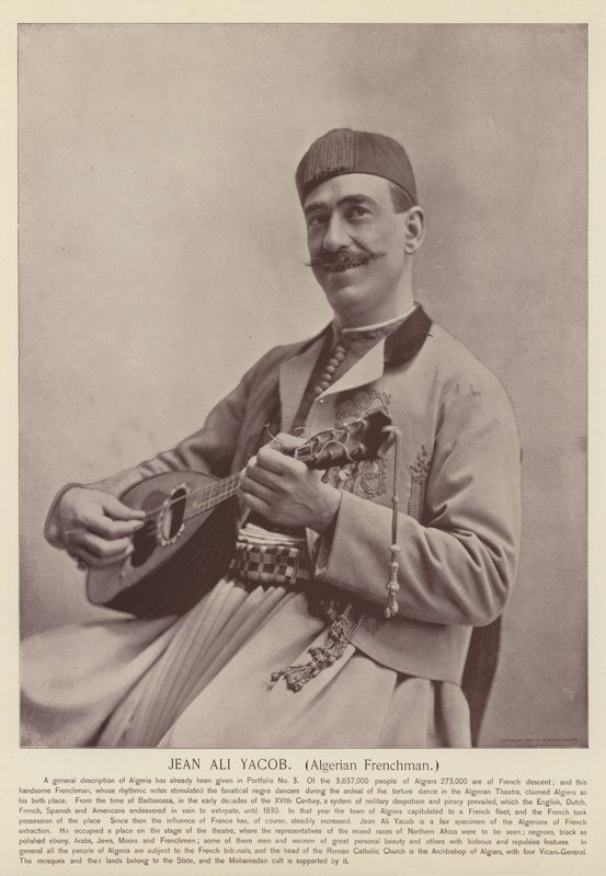 Jean Ali Yacob, algerialainen ranskalainen tekijältä American Photographer