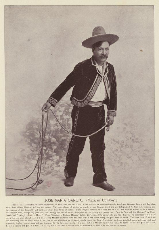 Jose Maria Garcia, meksikolainen cowboy tekijältä American Photographer