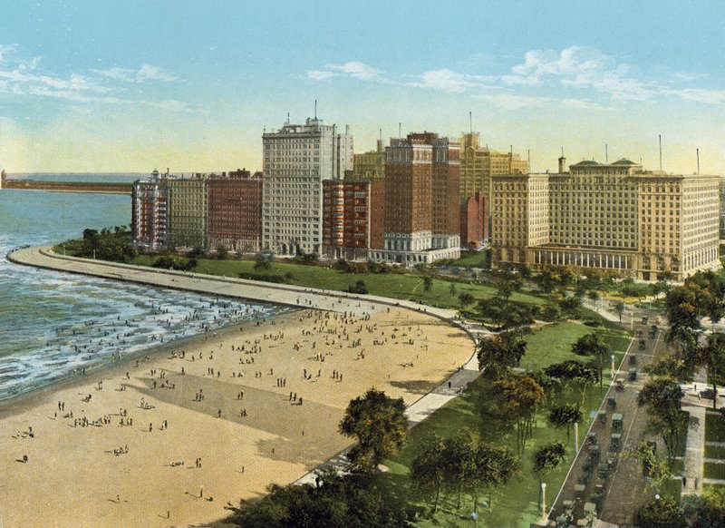 Lake Shore Drive (värillinen kuva) tekijältä American Photographer