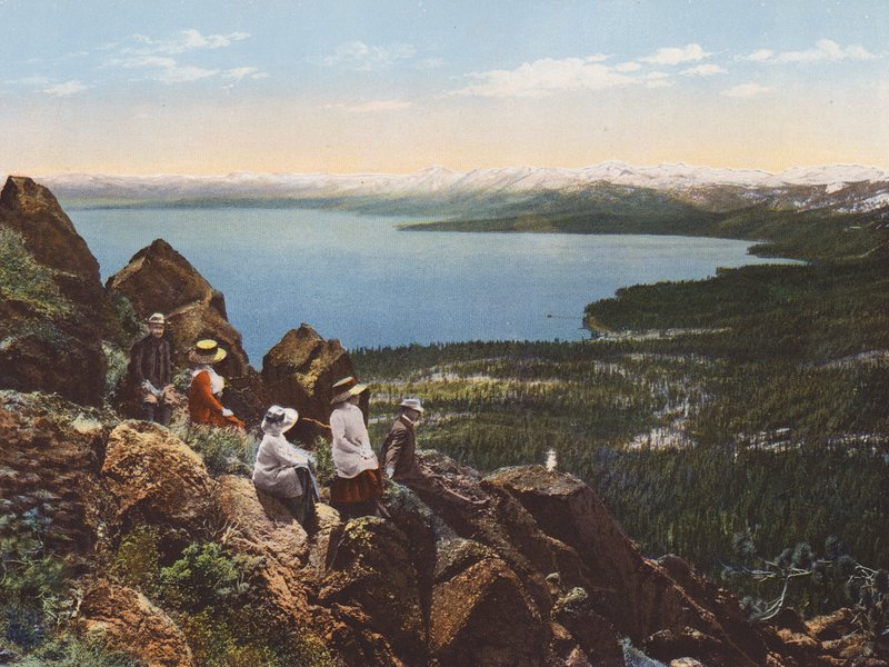 Tahoe-järvi Mount Watsonilta, Kalifornia (värikuva) tekijältä American Photographer