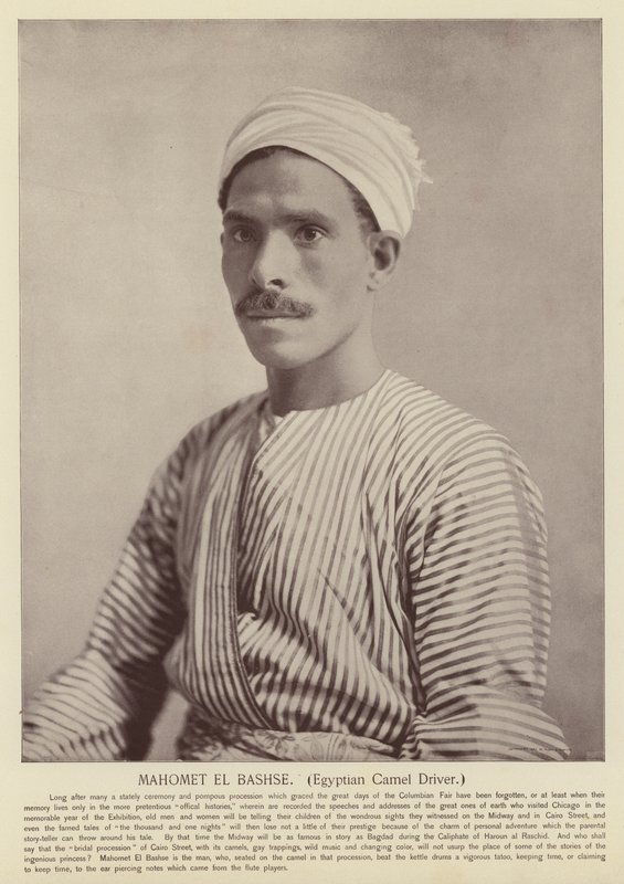 Mahomet El Bashse, egyptiläinen kamelin kuljettaja tekijältä American Photographer