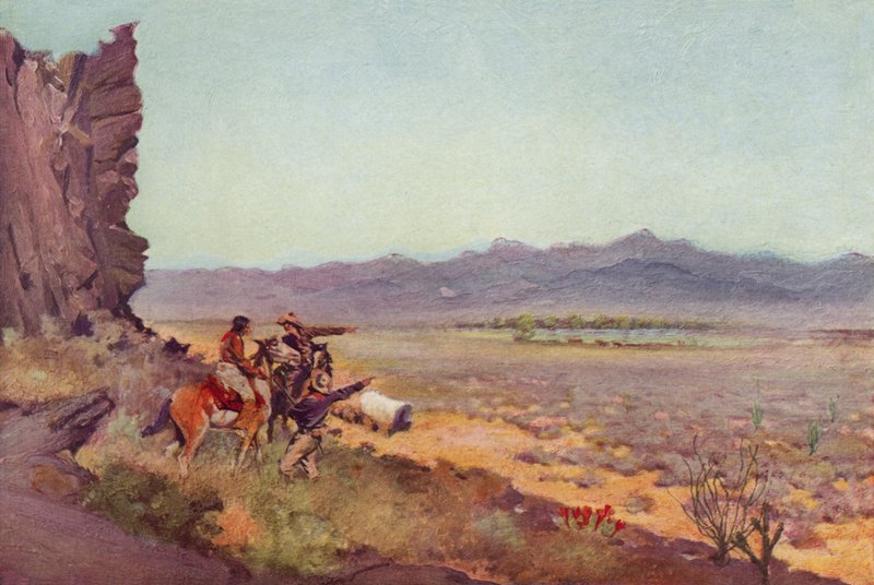 Mirage on the Desert, Arizona (värillinen kuva) tekijältä American Photographer