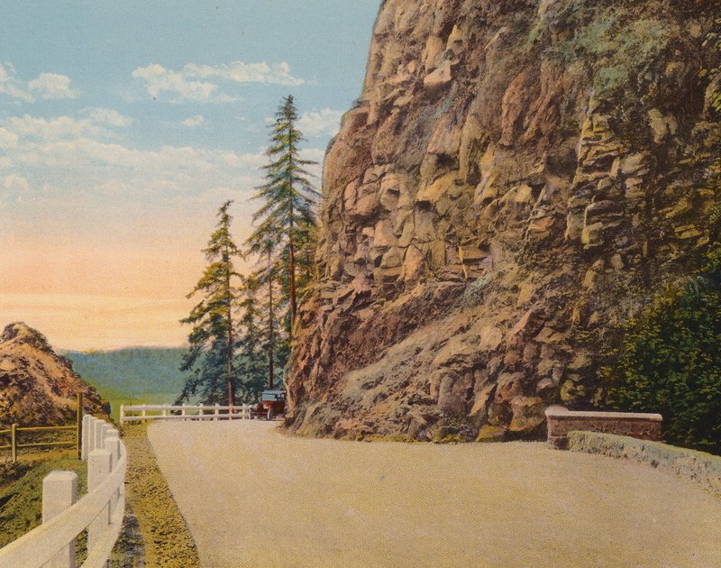 Lähellä Little Jack Fallsia, Lower Columbia River Highway (värikuva) tekijältä American Photographer