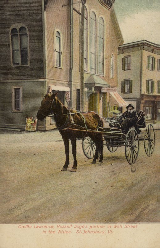 Orville Lawrence, Russell Sagen yhteistyökumppani Wall Streetillä 50-luvulla, St Johnsbury, Vermont, Yhdysvallat (värillinen kuva). tekijältä American Photographer