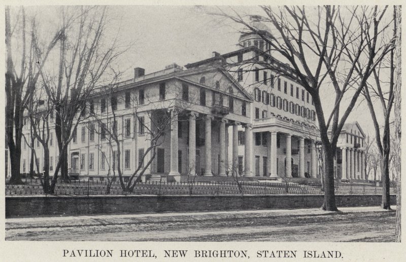 Pavilion Hotel, New Brighton, Staten Island (m/w kuva) tekijältä American Photographer