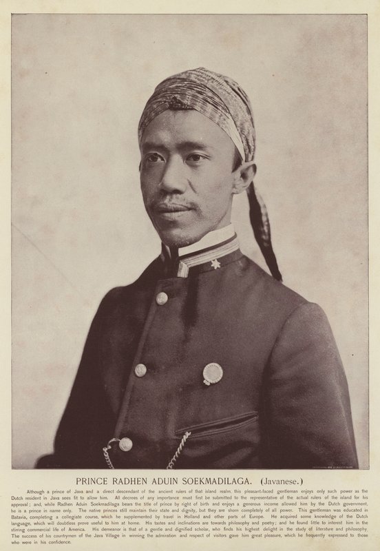 Prinssi Radhen Raduen Soikmadilga, jaava tekijältä American Photographer