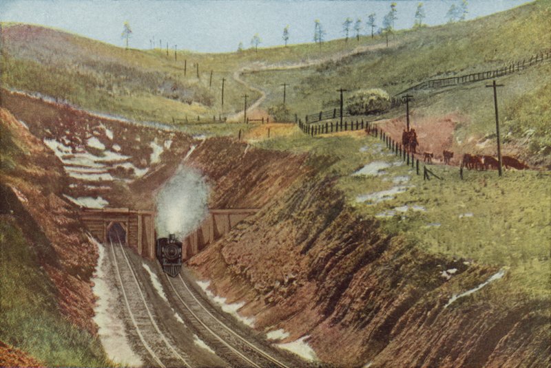Raton-tunneli, Santa Fen korkein kohta (värillinen kuva) tekijältä American Photographer