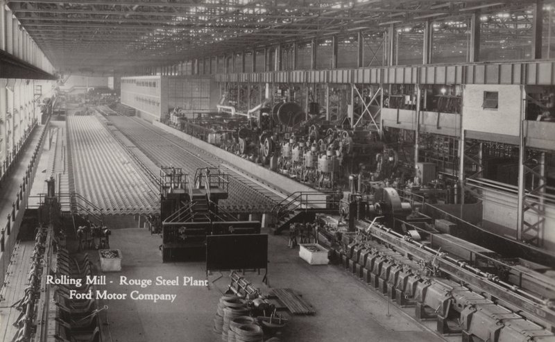 Valssaamo, Rouge Steel Plant; Ford Motor Company, Dearborn, Michigan tekijältä American Photographer