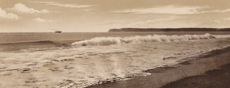 San Diego: Point Loma kaukana, San Diego (s/w-kuva). tekijältä American Photographer