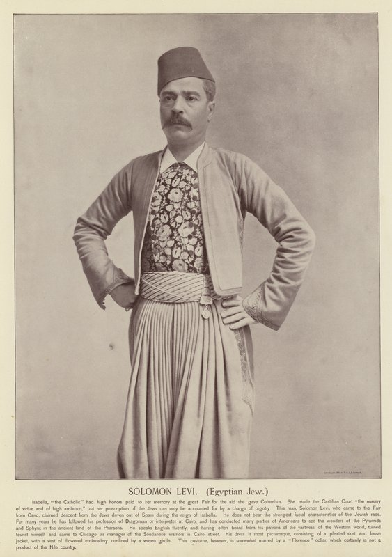 Solomon Levi, Egyptin juutalainen tekijältä American Photographer