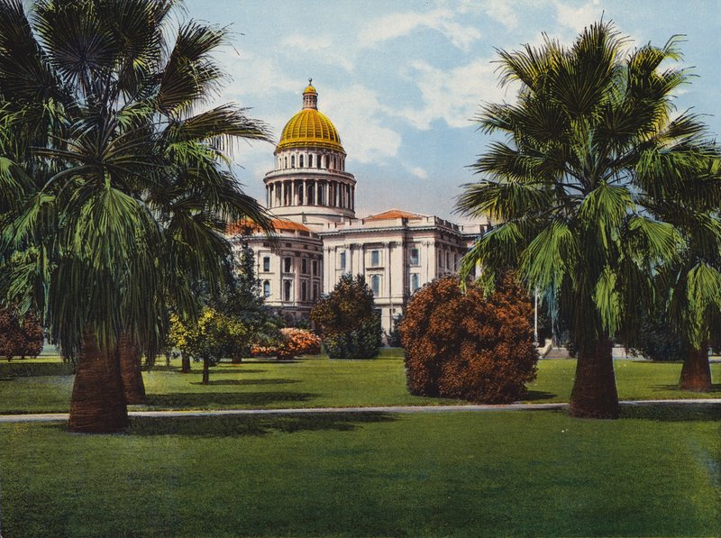 Osavaltion Capitol, Sacramento, Kalifornia (värikuva) (värikuva) tekijältä American Photographer