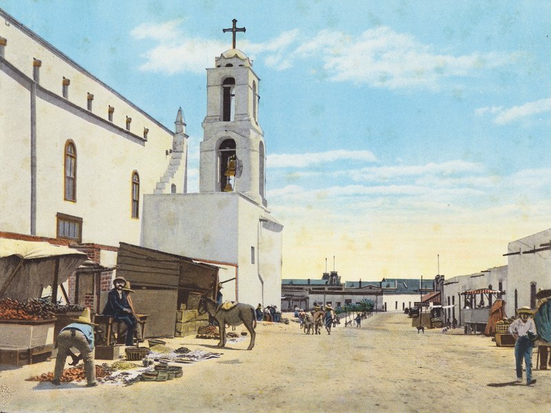 Katunäkymä, Juarez, Meksiko (värikuva) tekijältä American Photographer