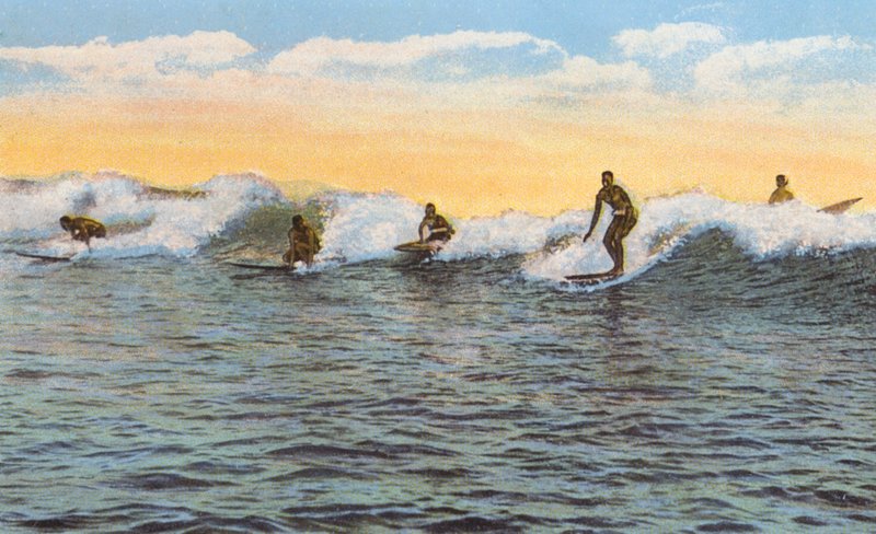 Surf Riders, Havaiji (värikuva) tekijältä American Photographer
