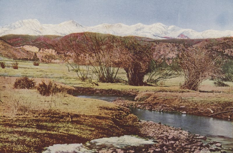 Snowy Range, lähellä Trinidadia, Colorado (värillinen kuva) tekijältä American Photographer