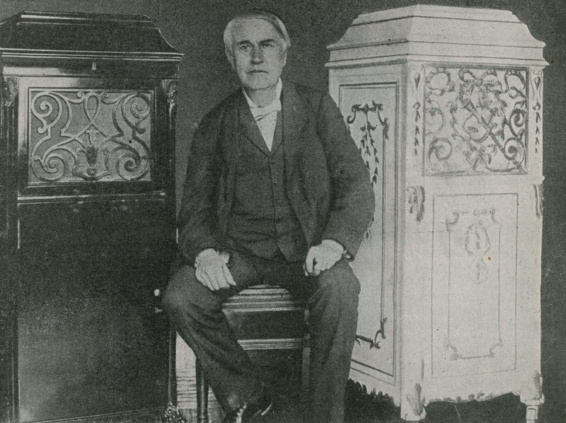 Thomas Edison, amerikkalainen keksijä tekijältä American Photographer