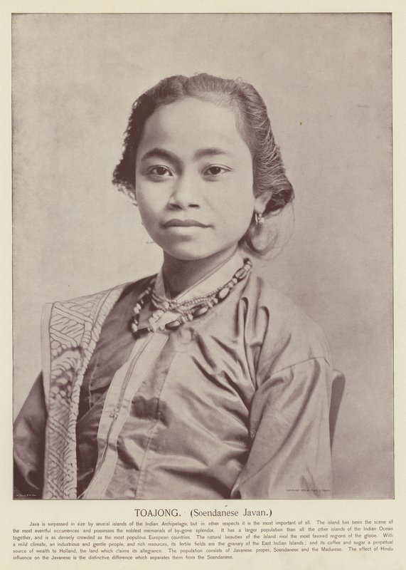 Toajong, Soendanese Javan tekijältä American Photographer