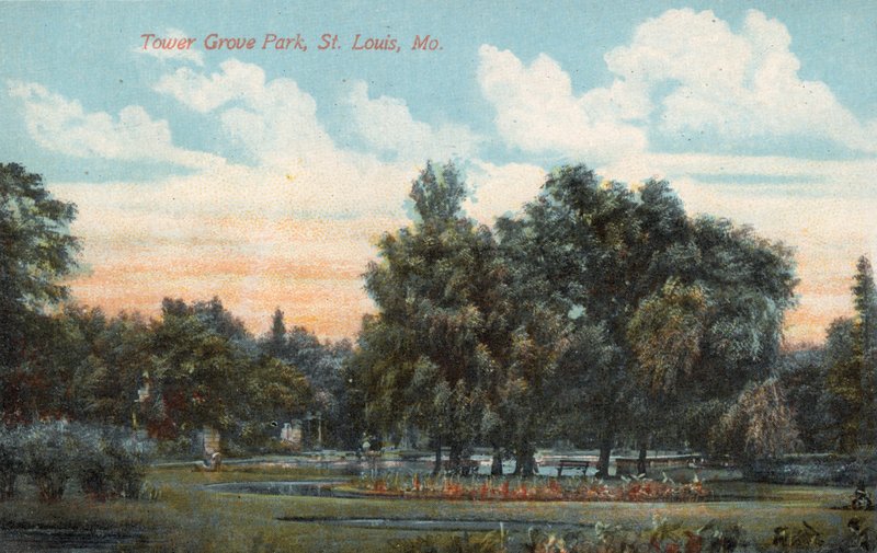 Tower Grove Park, St Louis, Mo (värikuva) (värikuva) tekijältä American Photographer