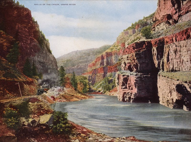 Walls of the Canon, Grand River (värikuva) tekijältä American Photographer