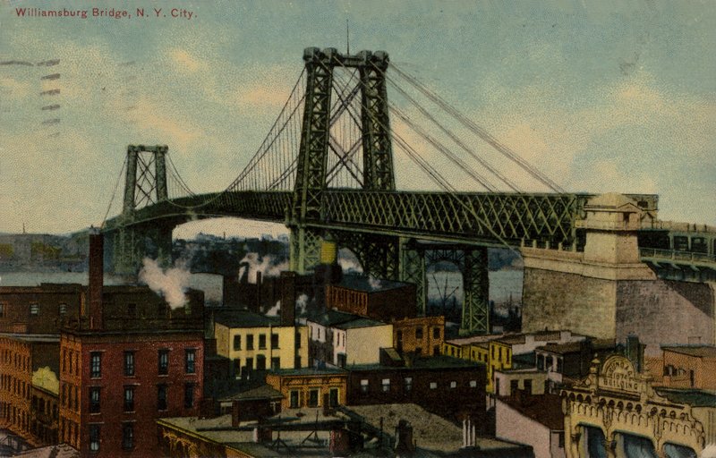 Williamsburgin silta, New York, Yhdysvallat (värillinen kuva) tekijältä American Photographer