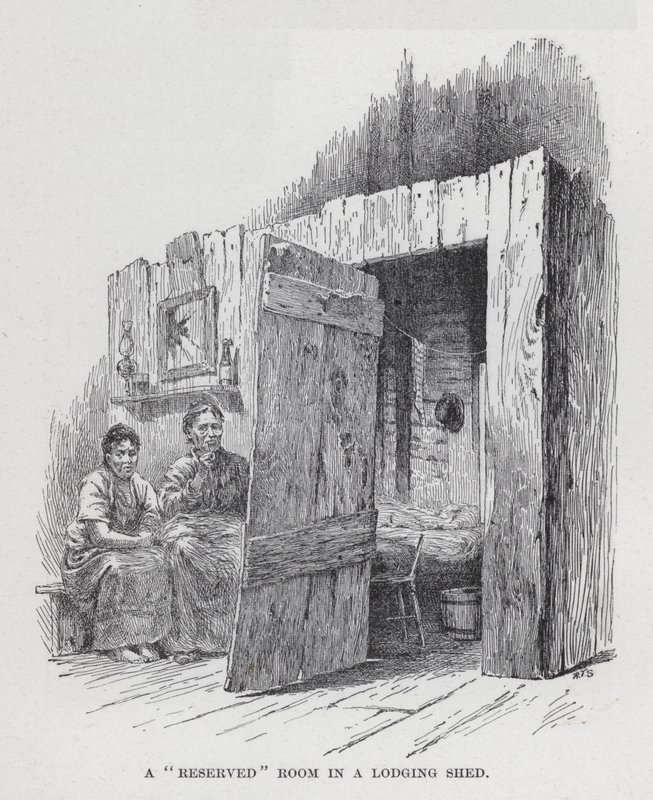 "Varattu" huone majoitusvajassa (litho) tekijältä American School