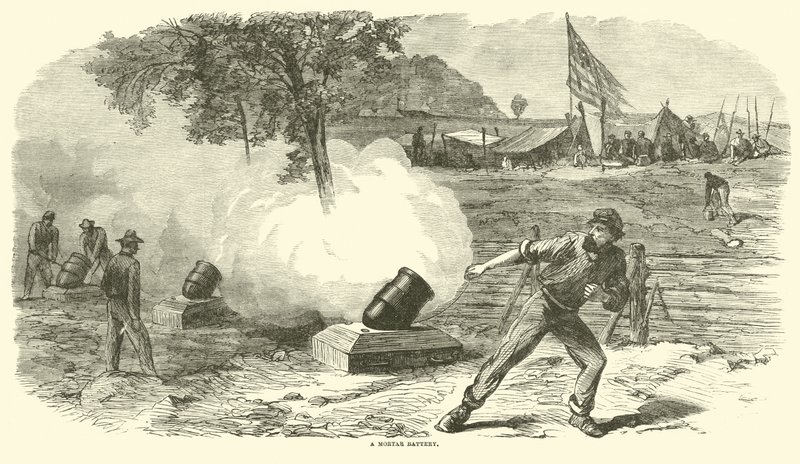 Kranaatin patteri, kesäkuu 1864 tekijältä American School
