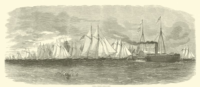 Admiral Porters kranaatinheitinlaivasto, 1862 tekijältä American School