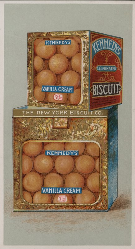 Mainos Kennedyn Vanilla Cream -keksistä tekijältä American School