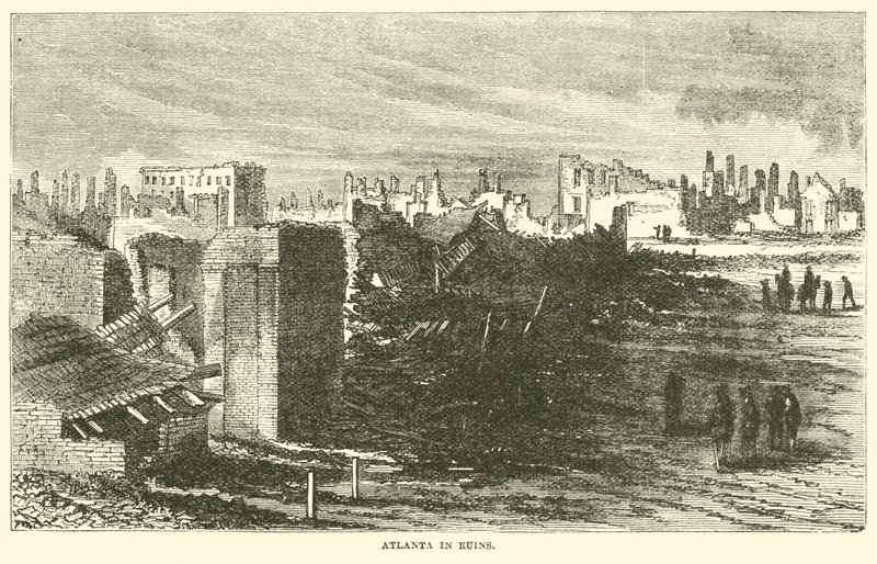 Atlanta raunioina marraskuussa 1864 tekijältä American School
