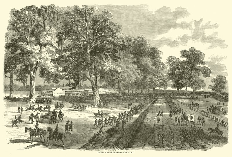 Banksin armeija lähti Simmsportista toukokuussa 1863 tekijältä American School
