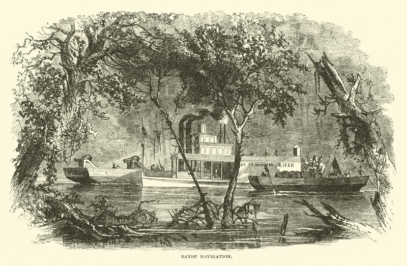 Bayou-navigointi, maaliskuu 1863 tekijältä American School
