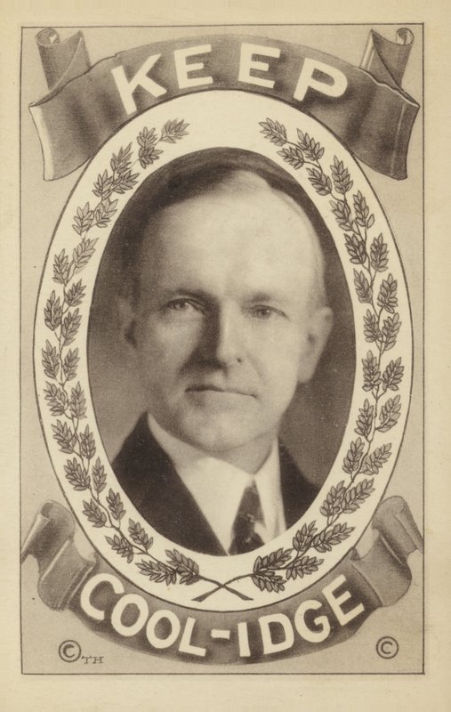 Calvin Coolidge (litografia) tekijältä American School