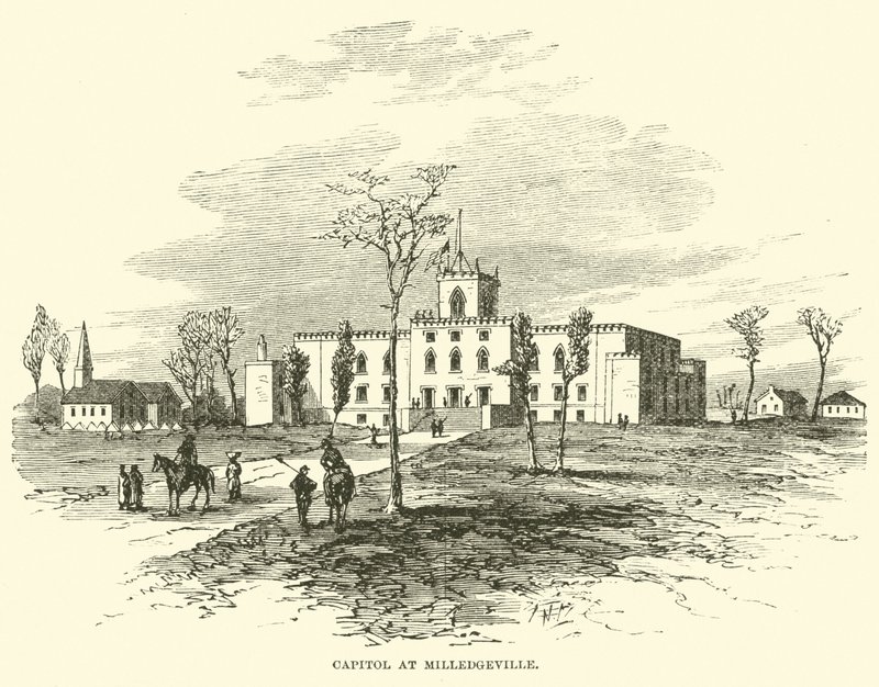 Capitol Milledgevillessä marraskuussa 1864 tekijältä American School