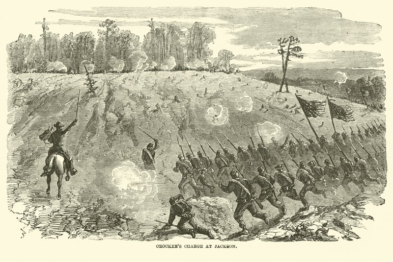 Crockers hyökkää Jacksonissa toukokuussa 1863 tekijältä American School