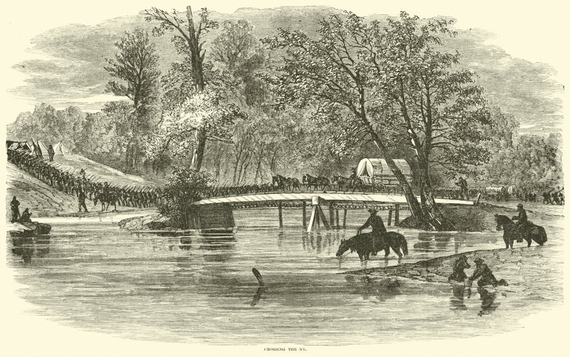 Ylitys New Yorkin toukokuussa 1864 tekijältä American School
