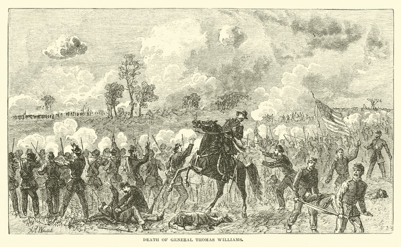 Kenraali Thomas Williamsin kuolema elokuussa 1862 tekijältä American School