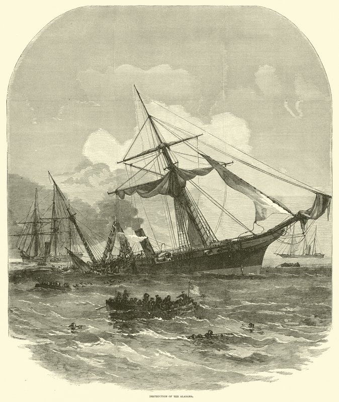 Alabaman tuho, kesäkuu 1864 tekijältä American School
