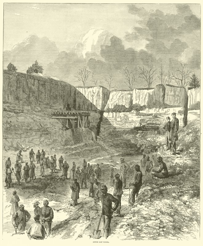 Dutch Gap Canal, lokakuu 1864 tekijältä American School